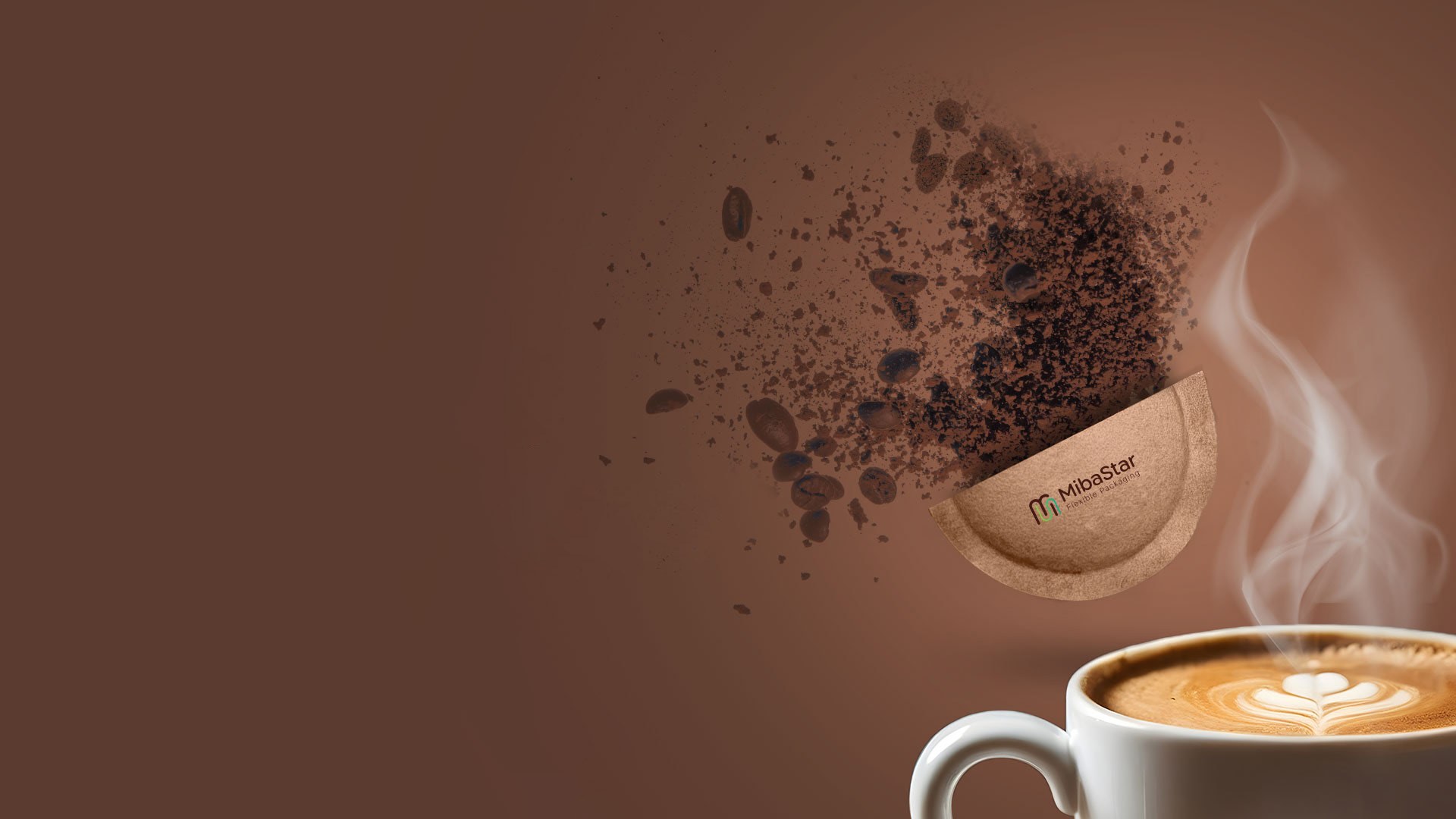 Compostable coffee pod from MibaStar