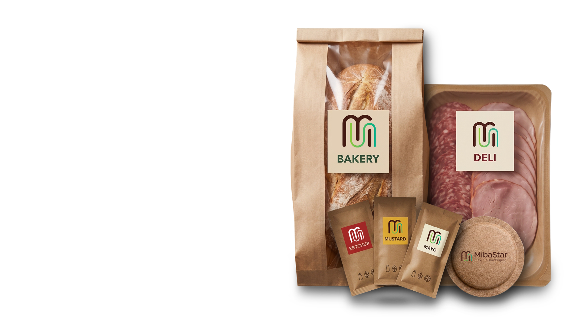 MibaStar packaging across bakery, chilled, coffee and portion categories